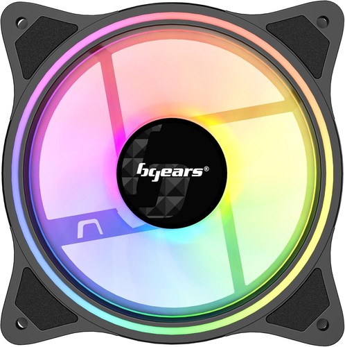 B-Blackwidow-Rgb Black Gaming PC ATX Case, Special Ripple Effect Front Panel, T - Afbeelding 9 van 12