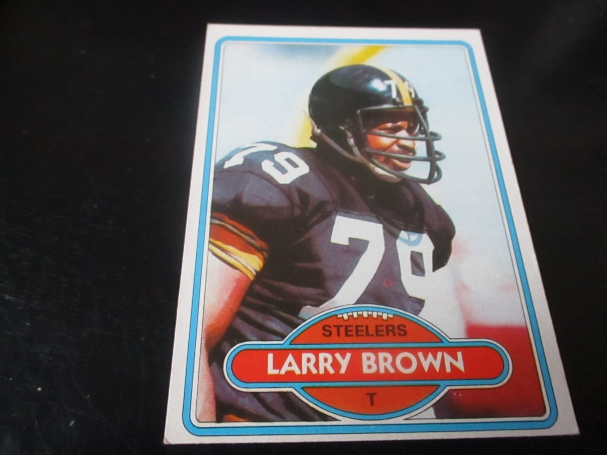 野球カード】Konami PN◆ブラウン◆25枚限定Super Player LARRY BROWN (pittsburgh steelers - Tackle) 1980 topps CARD #236 nr