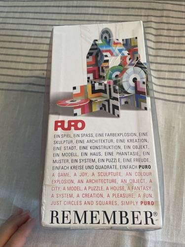 PURO REMEMBER CREATE & BUILD GAME Germany Barnes & Noble Puzzle Color Pieces - Picture 4 of 4