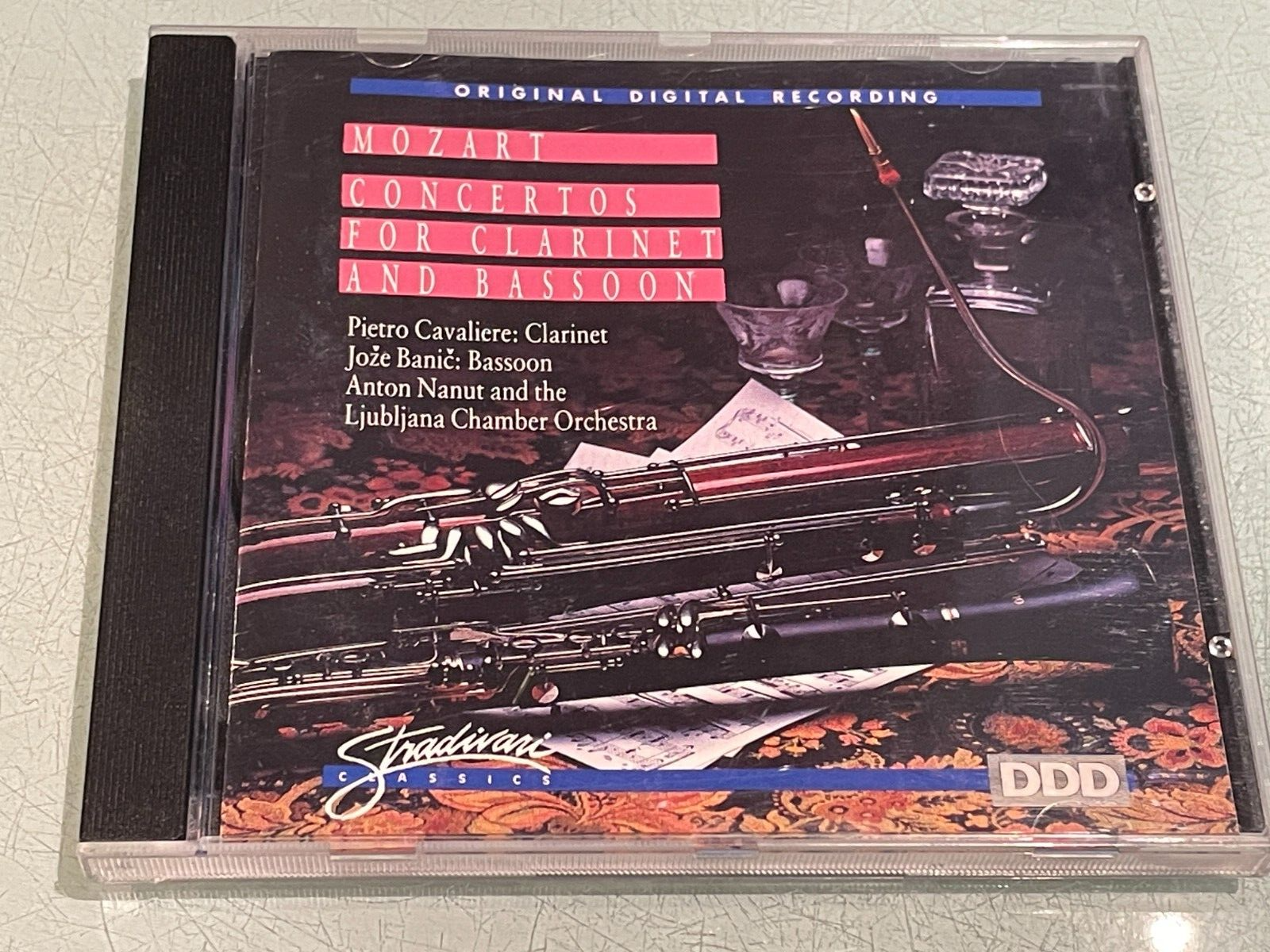 Mozart - Concertos For Clarinet and Bassoon - CD Album - 1989 Michele Audio