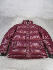 Tna Jacket Womens Small The Super Puff Burgundy Red Down Parka
