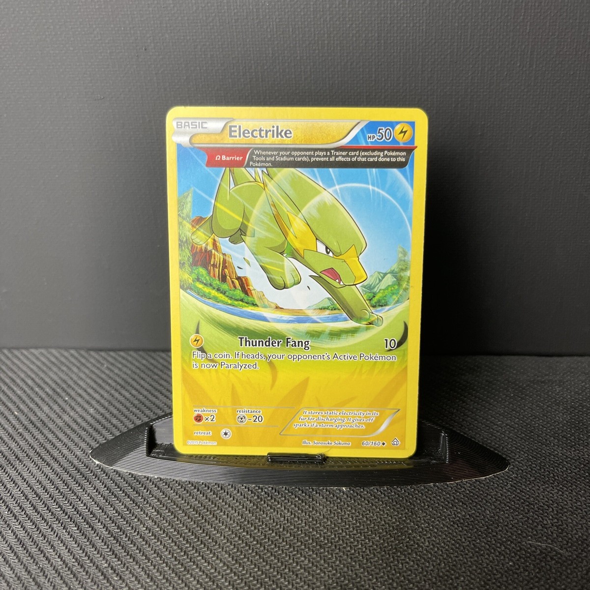 Pokémon TCG Electrike 60/160 Primal Clash 2015 Full Art Card NM/M