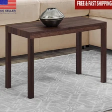 Parsons Rectangular Coffee Table Walnut Snacks Remotes Stand Living Room Home US