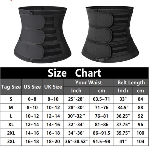 Women Waist Trainer Corset Sauna Sweat Weight Loss Body Shaper Gym Shapewear US - 第 2/35 張圖片