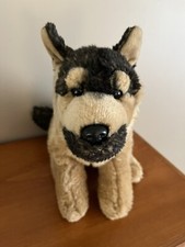 Toys R Us German Shepherd Puppy Dog 10  Plush Realistic Stuffed Animal Discontin