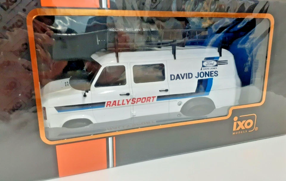 MODELLINO CAMION 1:18 IXO VAN FURGONE FORD TRANSIT MK2 1979 AUTO RALLY DIE CAST - Immagine 2 di 4