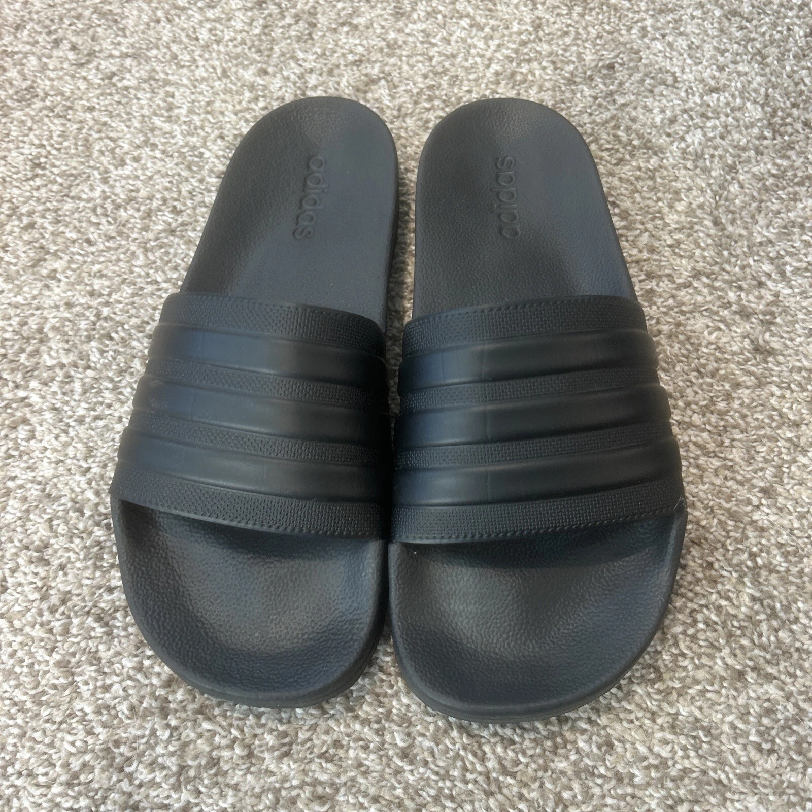 Adidas Comfort Slides sandalo sportivo nero uomo taglia 10
