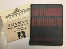 1937 Oldsmobile Ship Manual 6 And 8 Cylinder Car - Original Oem -l5-10 1937 Oldsmobile Ship Manual 6 And 8 Cylinder Car - Original Oem -l5-10