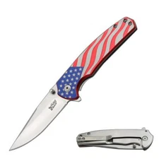 7.75" DARK FANTASY BLADES EDC FOLDING POCKET KNIFE 420 STEEL BLADE POCKET CLIP