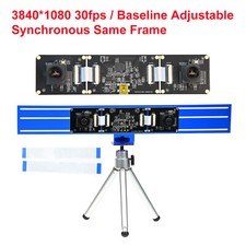 GXIVISION 4MP USB Camera Module Dual Lens Synchronous,MJEG 3840x1080 30fps,3D VR