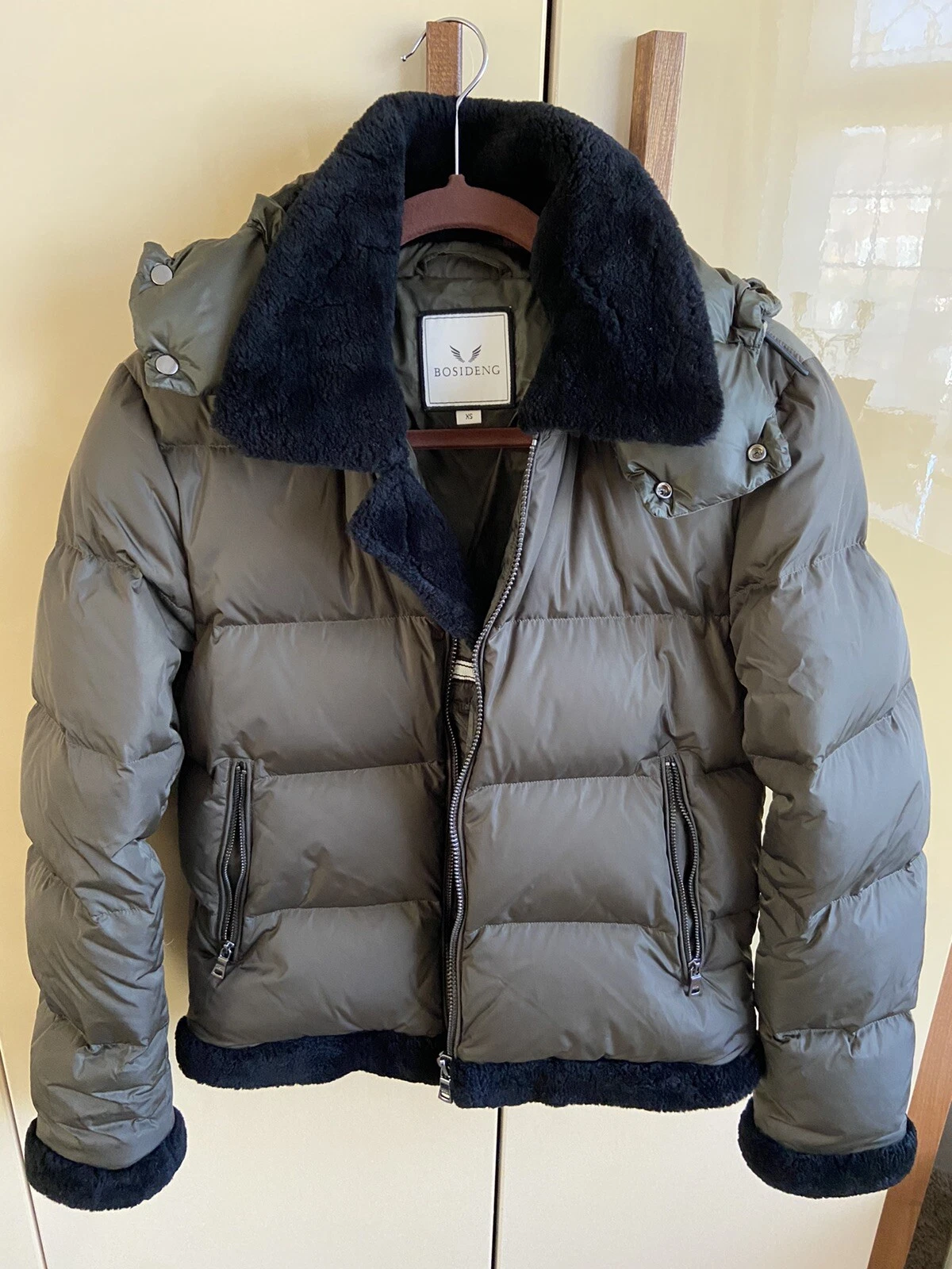 Bosideng Men’s Down Jacket Size XS Military Green