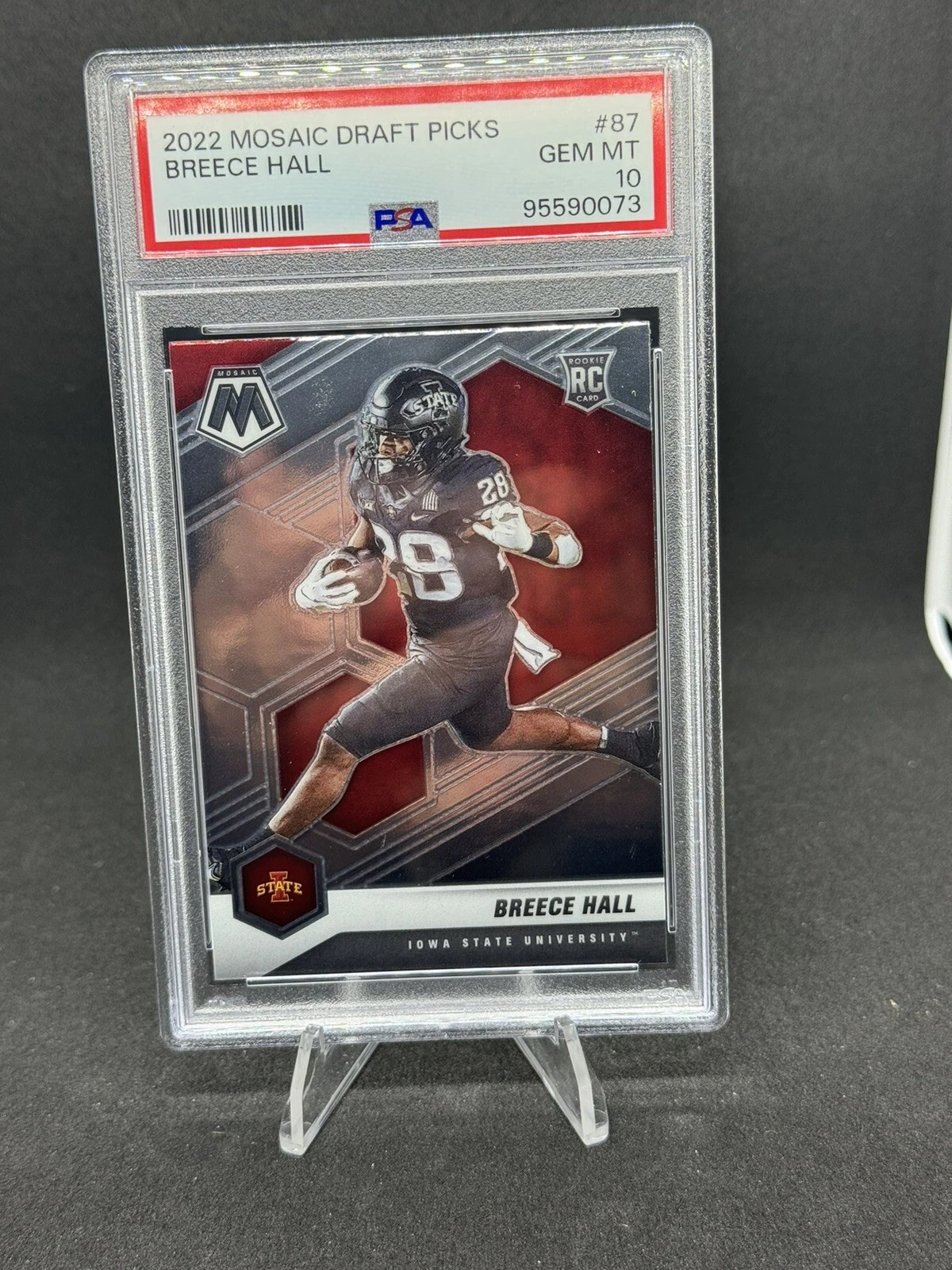 Breece Hall Panini Mosaic Draft Picks #87 Base