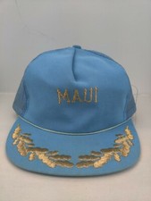 Vintage Maui Hawaii USA scrambled eggs Trucker Hat Snapback Cap VTG