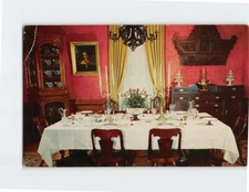 Postcard Dining room of The Seward House in Auburn New York USA