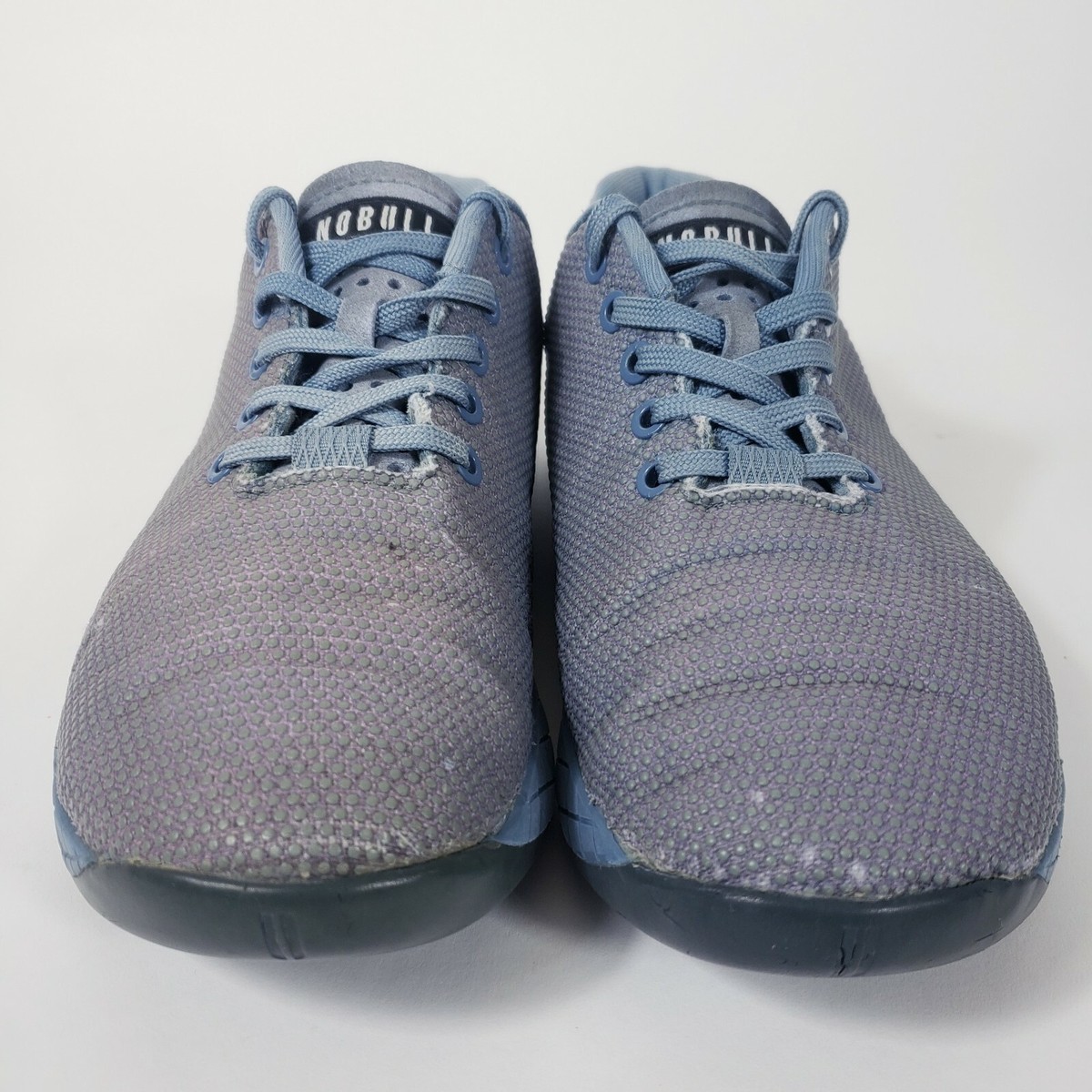 NoBull No Bull Blue Gray Low Top Trainer Shoes Men's 8 Women's 9.5