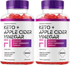 Rillvo (2 Pack) F1 Keto Gummies Keto ACV Gummies Apple Cider Vinegar F1 ACV...