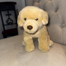 Animal Alley Toys R Us Golden Yellow Lab Labrador Puppy Dog Realistic Plush 10"