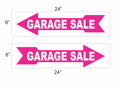 Garage Sale ARROW Hot Pink 6