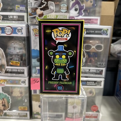 Funko Pop! FNaF Freddy Fazbear Hot Topic Exclusive Blacklight #955