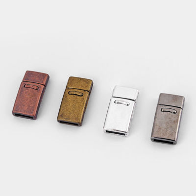 3/5 Sets 10x2mm Flat Magnetic Clasp, 10mm Flat Leather Clasp Bracelet  Making UK