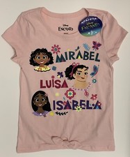 ENCANTO- Disney Pink Shirt/ Girl Shirt/MIRABEL-LUISA-ISABELA/ENCANTO MOVIE.