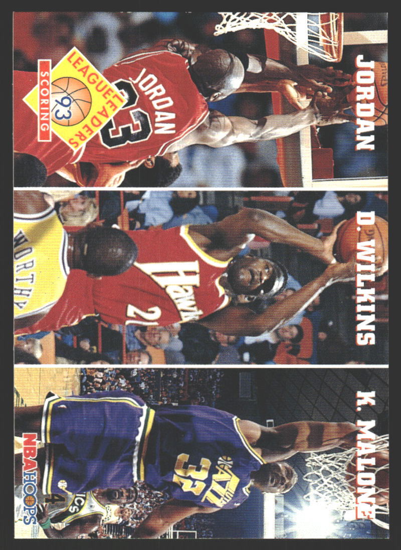 Scoring (Michael Jordan / Dominique Wilkins / Karl Malone) #283 1993-94 Hoops