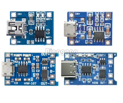 2/5/10PCS TP4056 5V 1A Mini/Micro USB 18650 Lithium Battery Charger Board Module