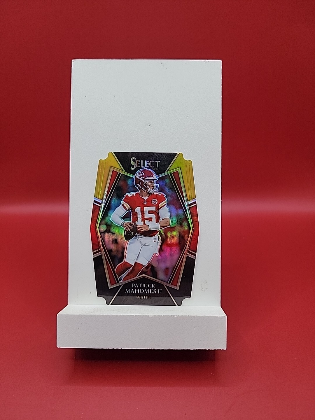 2021 Panini Select Patrick Mahomes II Premier Black & Gold Die-Cut Prizm #102