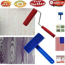 Empaistic Wood Grain Painting Roller 7" Graining Tool 3.9" for Wall Decor