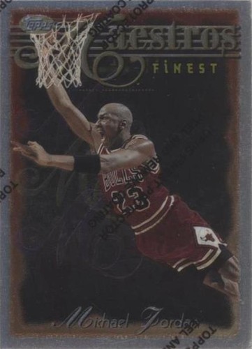1996-97 Topps Finest Bird Erving Magic reprint #22 Chrome PSA