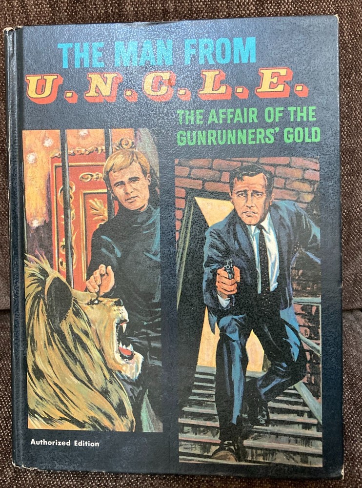 Vintage 1967 The Man From U.N.C.L.E Hardback Book Young Adult Novel