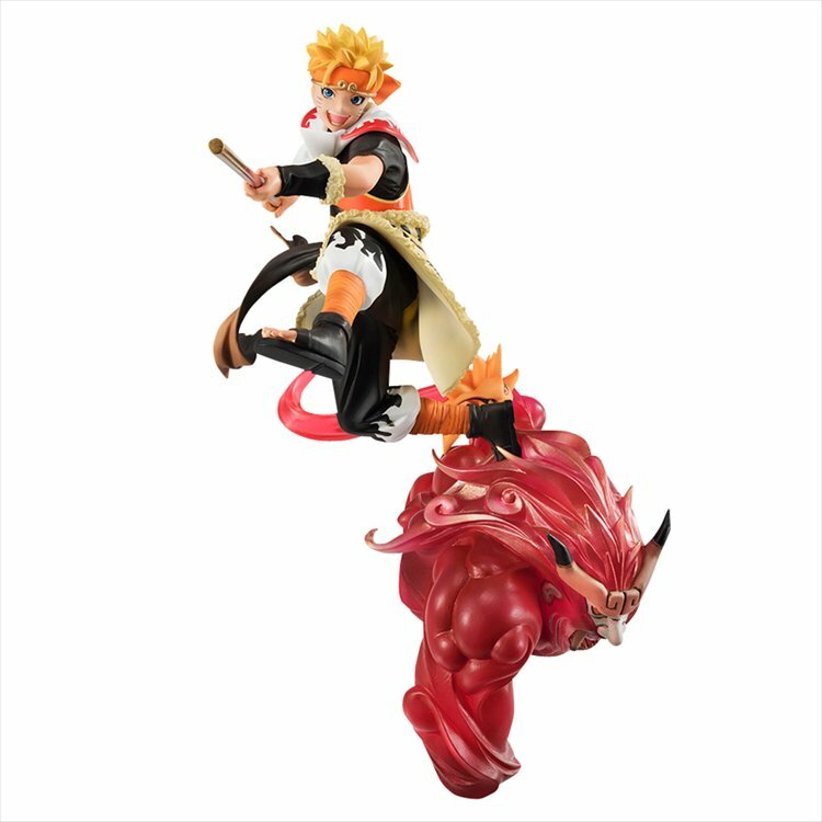 Megahouse Naruto Shippuden Qi Tian Da Sheng G.E.M. Series PVC Figure | 8" Tall Dynamic Anime Collectible
