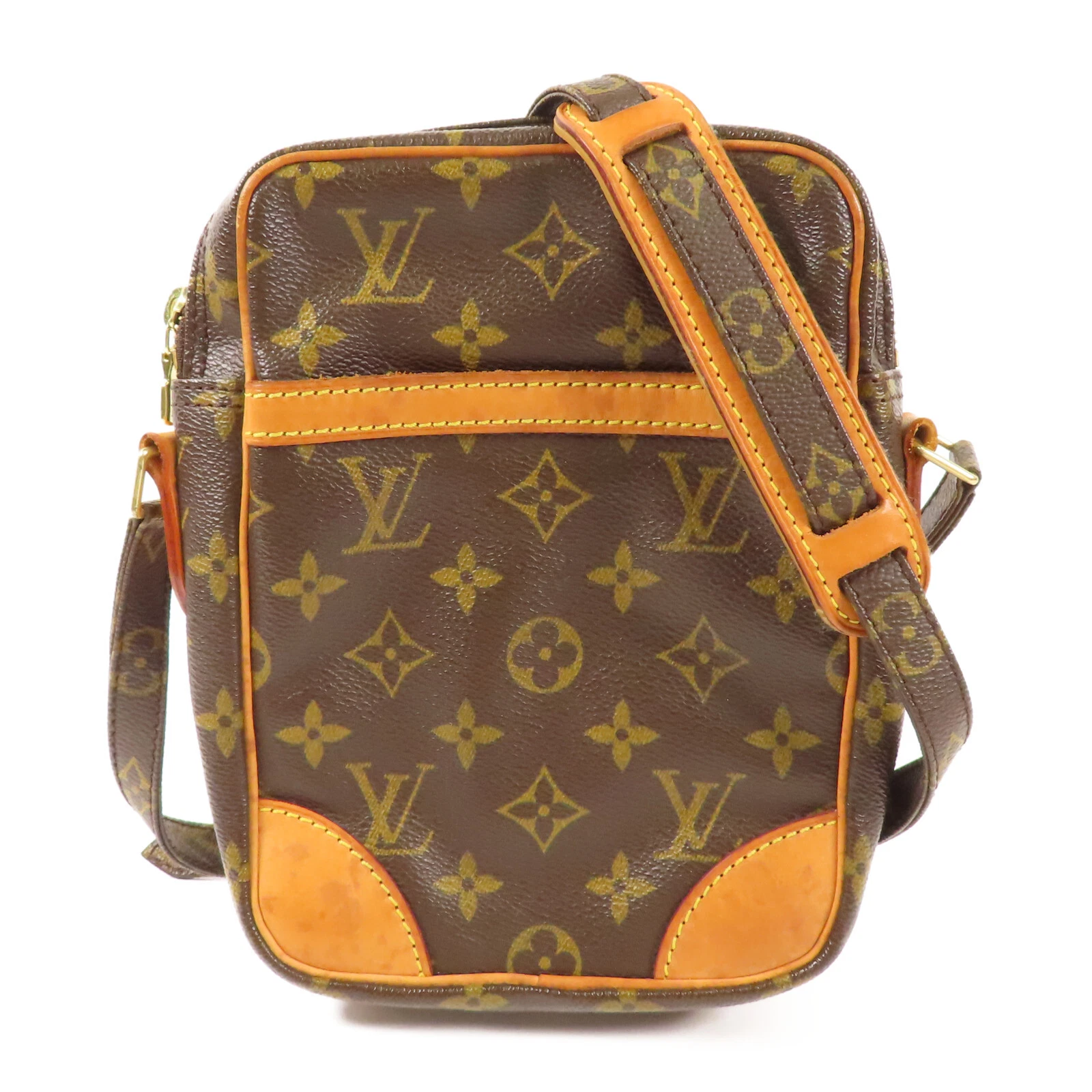 LOUIS VUITTON（LV） Borsa a tracolla Louis Vuitton LV GHW Danubio monogramma M45266 marrone