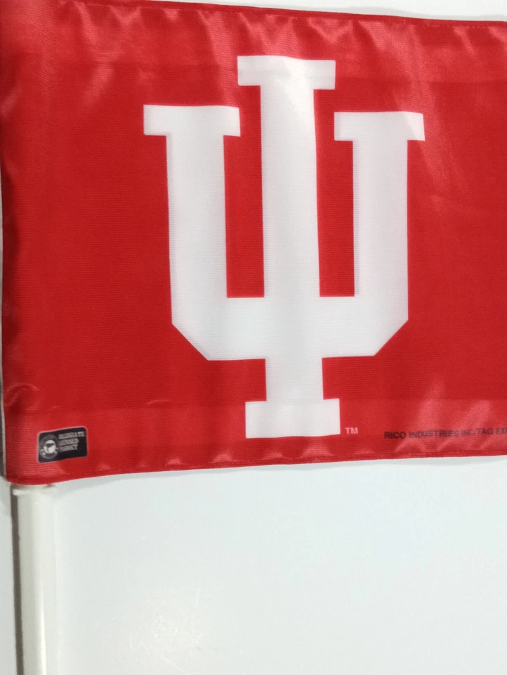 Indiana Hoosiers Car Flag Double Sided University College - Image 2 of 4