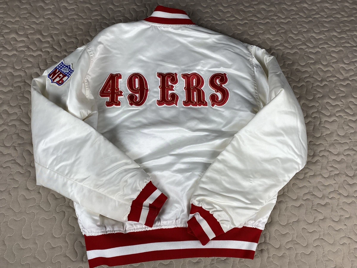 White 49ers starter best sale jacket