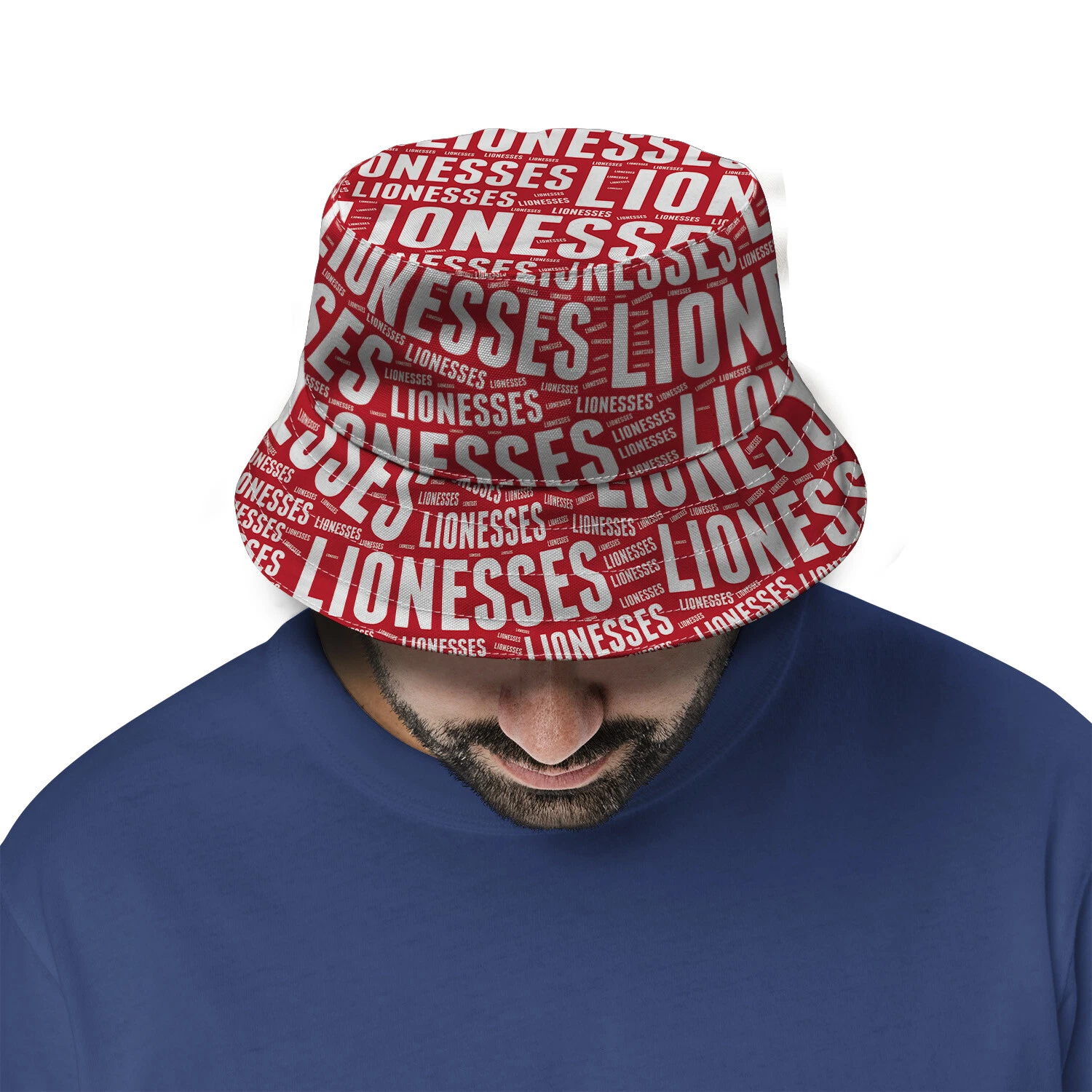 Lionesses All Over Supporters - Bucket Hat Fashion Sun Cap Outdoor Hat Unisex