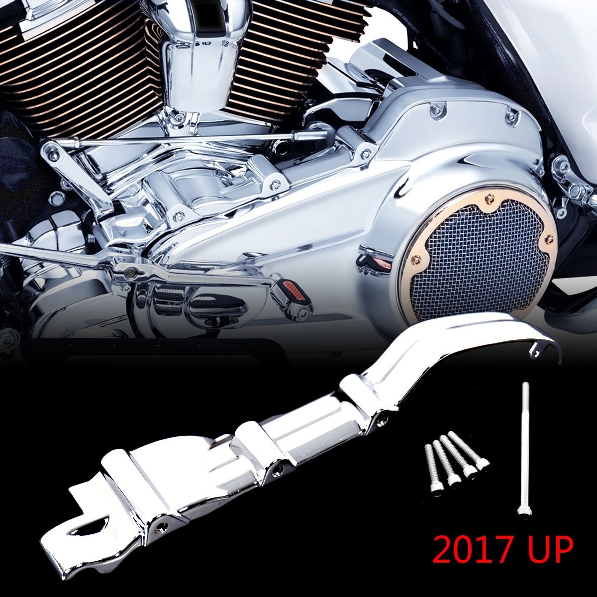 Chrome Engine Cover Kits For Harley Touring 2017-2023 Street Glide Road ...