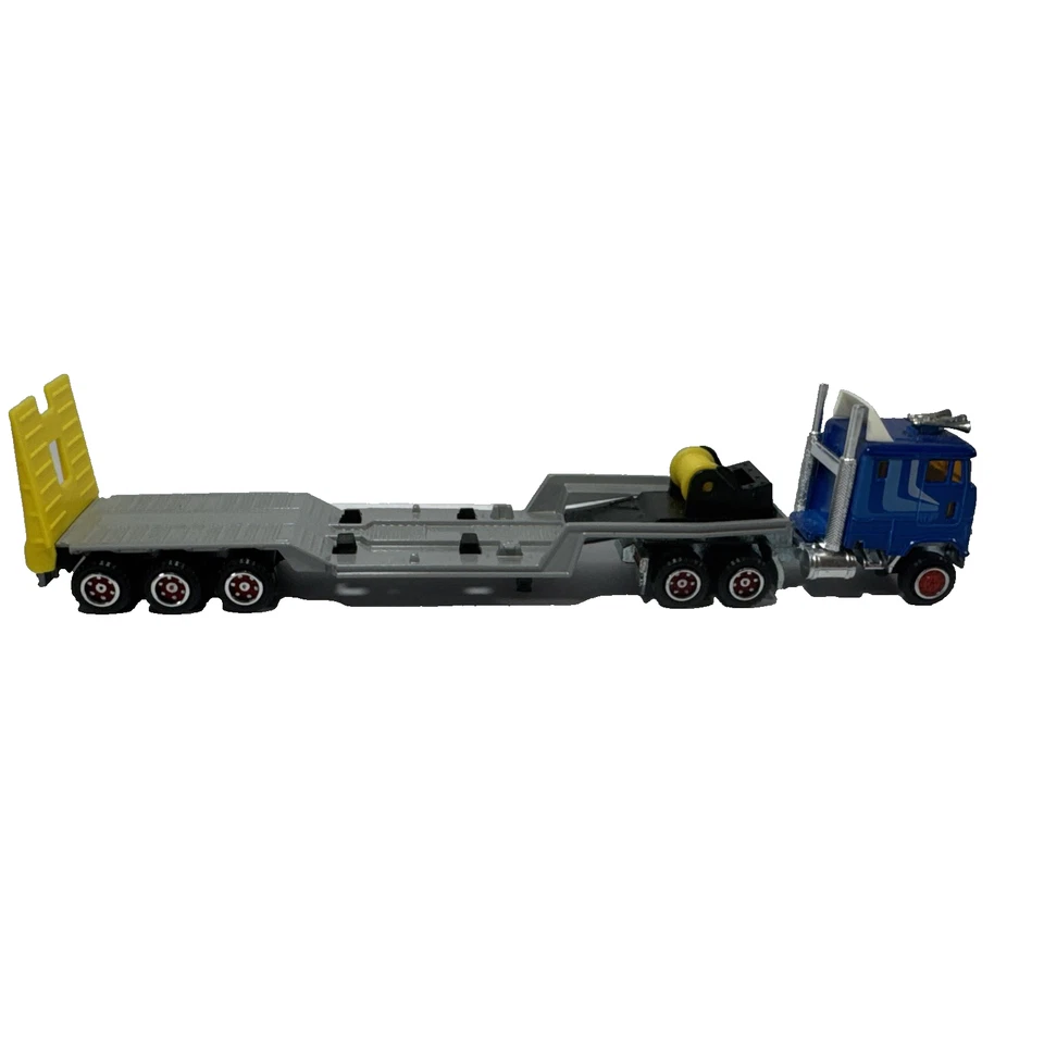 Semirremolque tractor Majorette Super Movers Ford Cabover Low Boy con remolque Foto 3 de 4