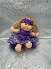 Cabbage Patch Kids 2018 Holiday Edition 14" Girl Doll Blonde Purple Dress Target