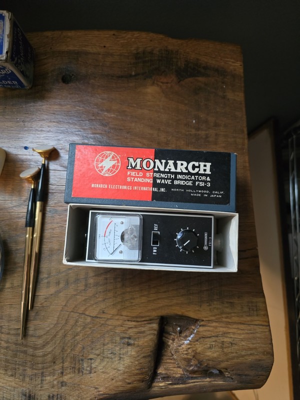 VINTAGE Monarch Field Strength indicator FS1-3 New Old Stock!!