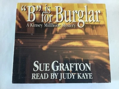 "B" Is For Burglar Kinsey Millhone Mystery Sue Grafton Audio Book CD NEW SEALED - Image 1 of 2