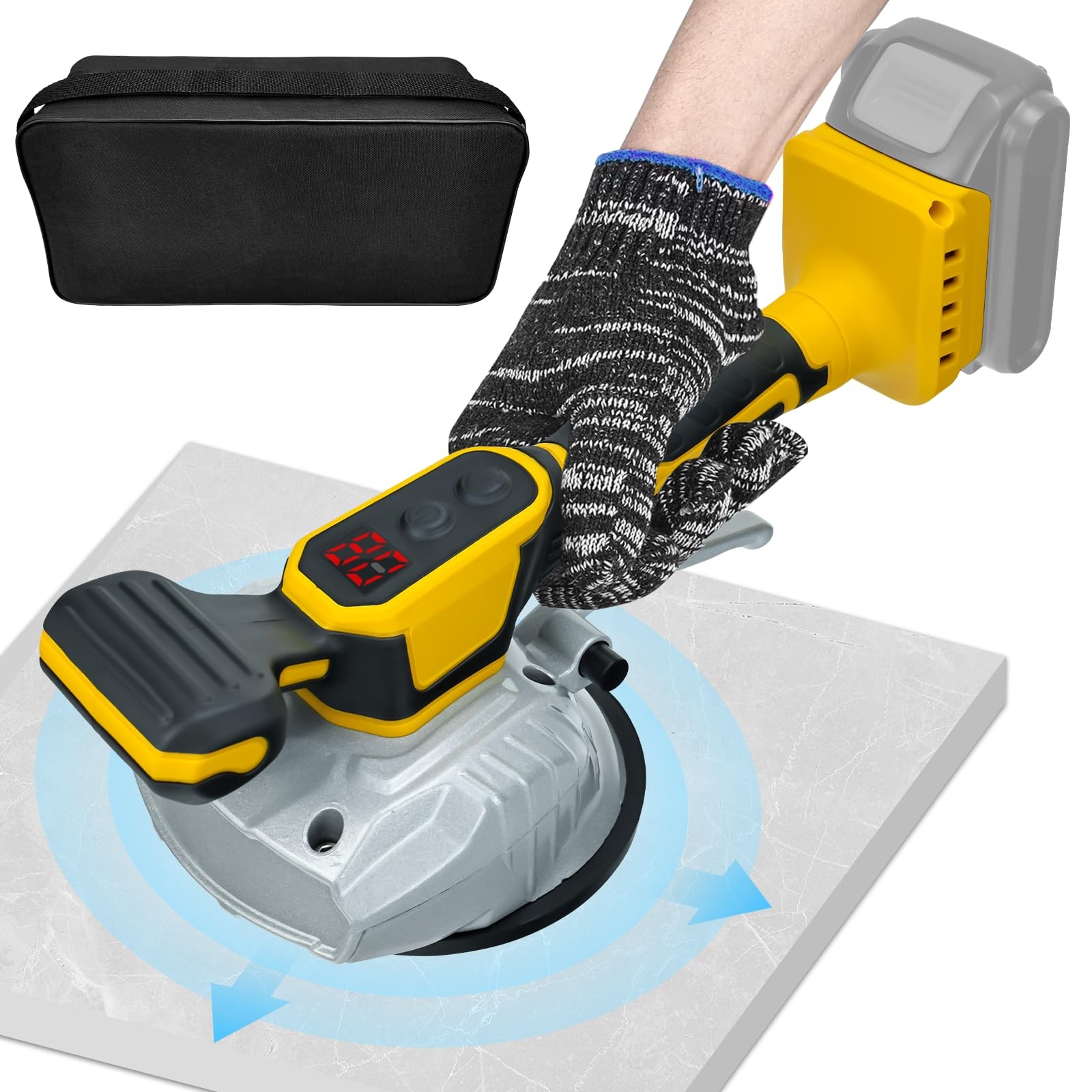 Tile Vibration Tool Compatible with Dewalt 20V Max Battery, Tile Vibration Le 
