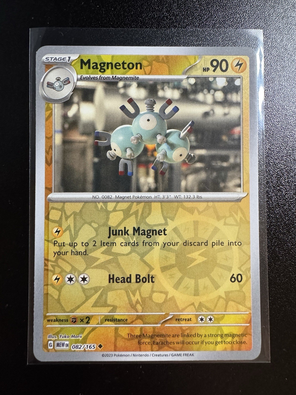 Pokemon - Magneton 082/165 - Reverse Holo - Pokemon 151 - NM/M