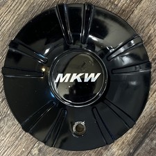 Mkw Wheels Black Wheel Center Cap Rim Cap M-595 Custom Hubcap Lug Middle Cover