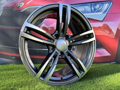 4X R16 Inch 5X120 437M Style 7ET35 Grey Polished Wheels: Fits For E36 E46 E90