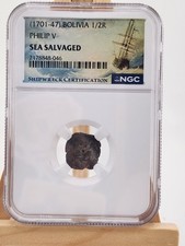 Bolivia 1/2 Real 1701-1747 Silver