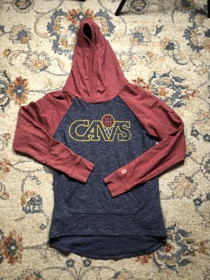 Cleveland Cavaliers Hoodie Womens Small Blue NBA Basketball Pullover Homage