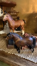 Vintage Breyer Molding Co USA Horse Figurines Lot of 2 Traditional Model Horses
