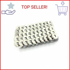 100 Sets Silver Tone Magnetic Purse Snap Clasps Button/Great for Closure Purse H