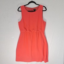 J Crew Camille Shift Dress 12 Peachy Coral Preppy New Girl Whimsical Day Night
